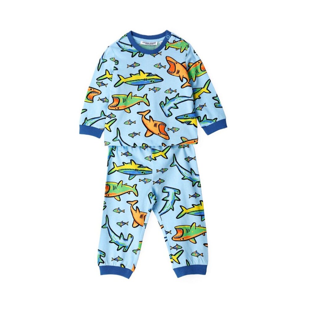 New - Original Marines, Italy - US Seller - OCEAN LIFE PURE COTTON BOY PJS
